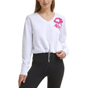 New Women's Calvin Klein Performance Women's Cinched Logo Sweatshirt, Size XS